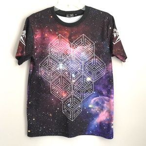 Ulzzang Galactic Unisex Short Sleeve T-Shirt